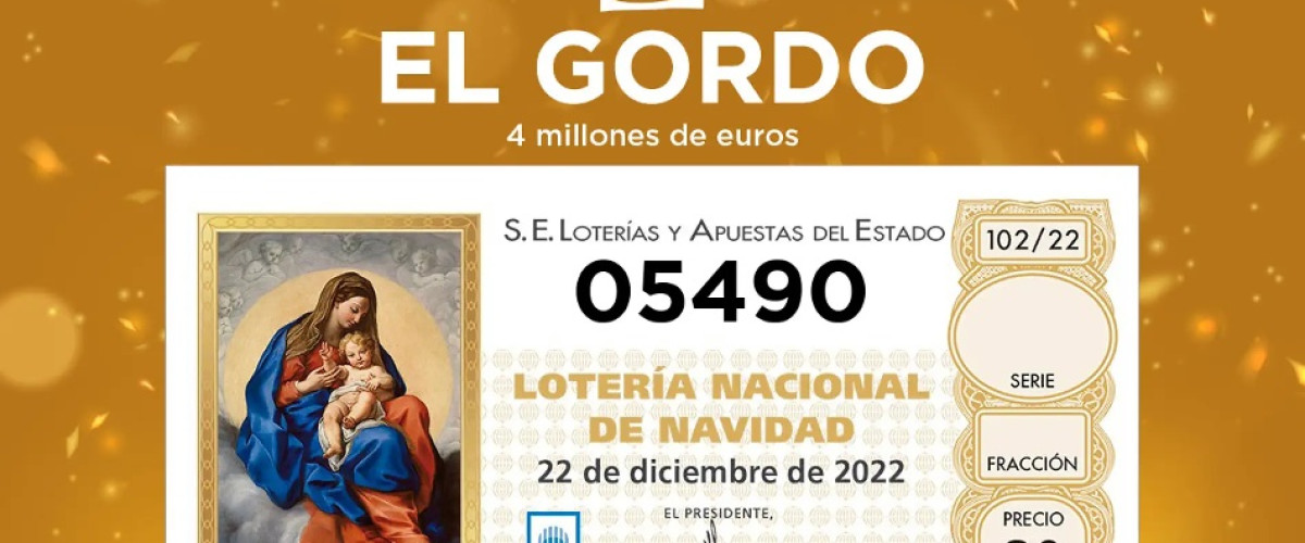 El número de la Lotería de Navidad que ha sido premiado con el Gordo es el 05490