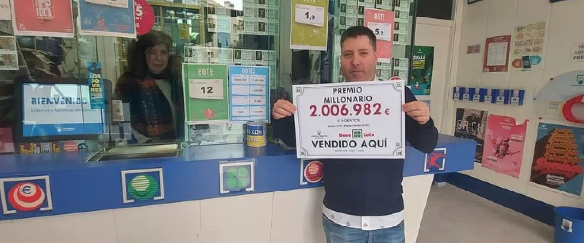 Un bote de 2.006.982 euros de la Bonoloto cae en manos de un vecino de Lalín (Pontevedra)