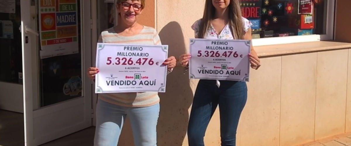 Un acertante de Almedina (Ciudad Real) consigue un bote de 5.326.476 euros en la Bonoloto